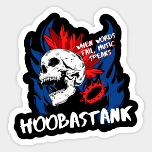 hoobastank ll music speaks Sticker